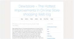 Desktop Screenshot of dewitstore.com